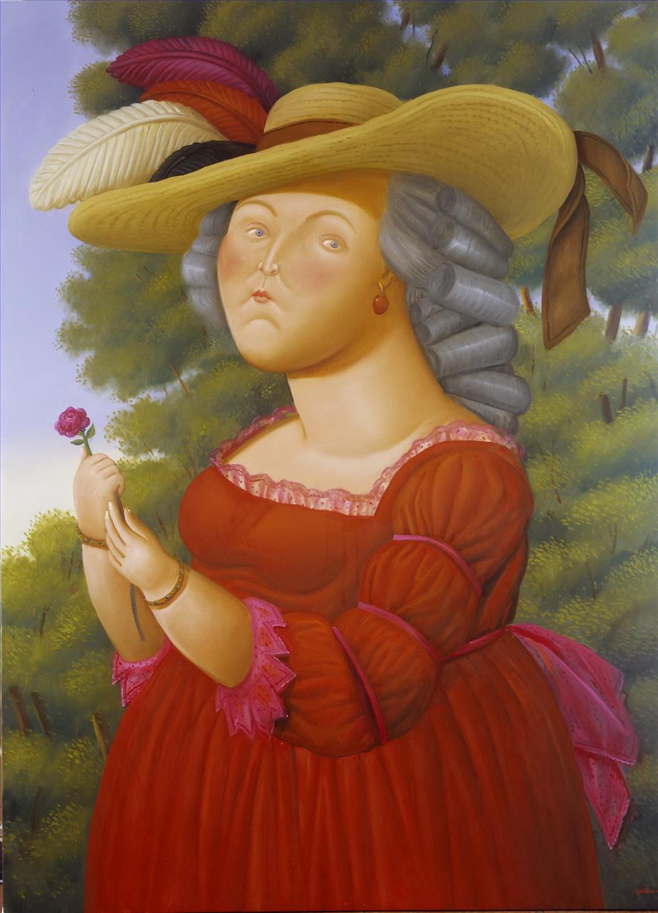 Marie Fernando Botero Oil Paintings